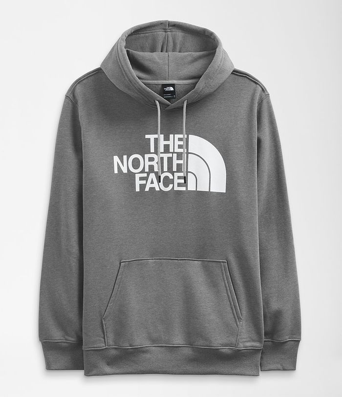 The North Face Mens Hoodie B Half Dome Pullover 612ZOCDHR - Grey